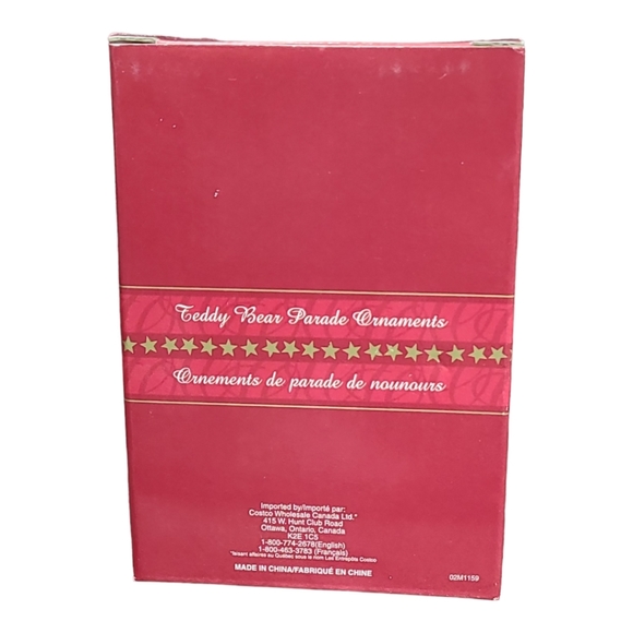 NIB Vintage 90's Teddy Bear Parade Ornaments (Snare Drum) Rare - Picture 6 of 11